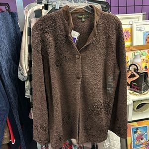 💜Cinnamon Cinder Brown Sweater L